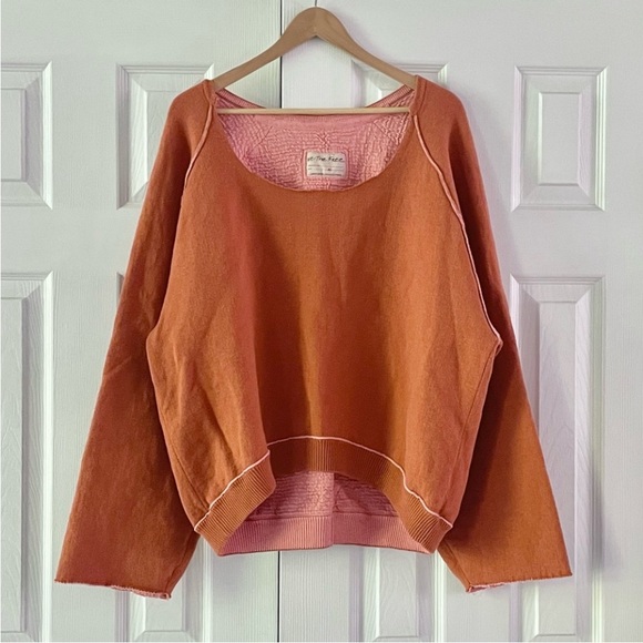 Free People Tops - Free People We The Free Sweatshirt Size XL